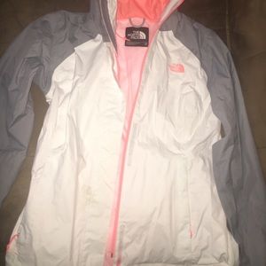 XS north face rain jacket